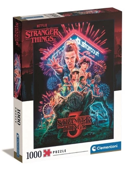 Clementoni puzzle 1000 elementów Netflix Stranger Things 39653