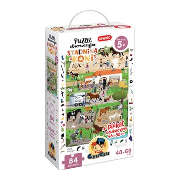 CzuCzu Puzzle obserwacyjne Stadnina koni 5+ 91255