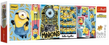 Puzzle 1000 elementów Panorama Minionki 29049