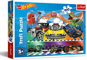 Puzzle 100 Pędzące samochody Hot Wheels  16466