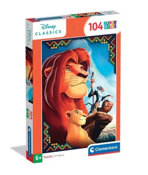 Puzzle 104 Super Kolor Król Lew 25052