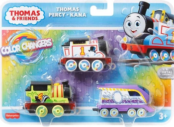 Fisher-Price Thomas Lokomotywy 3 sztuki zmieniające kolor  HNP82