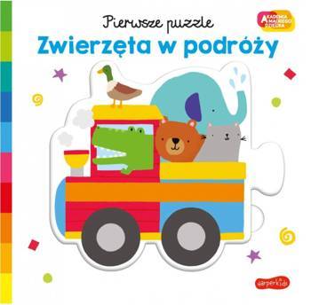 Akademia Mądrego Dziecka Pierwsze Puzzle - Zwierzęta w podróży 70144