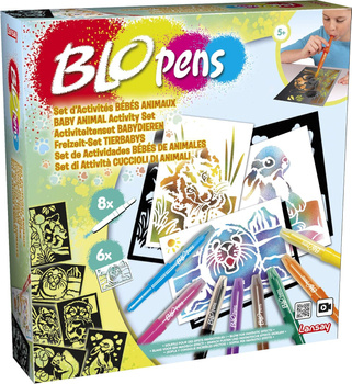 BLOPENS zest kreatywny 8 mazaków zwierzęta 23549