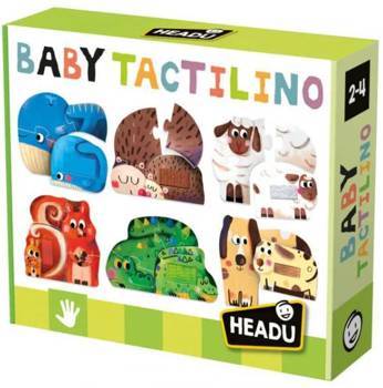 Baby Tactilino - Puzzle zwierzątka - trenuj dotyk 2-4