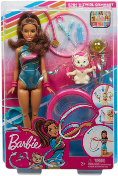 Barbie lalka Teresa gimnastyczka zestaw GHK24