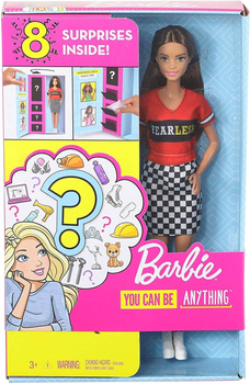 Barbie lalka brunetka kariera niespodzianka GLH64