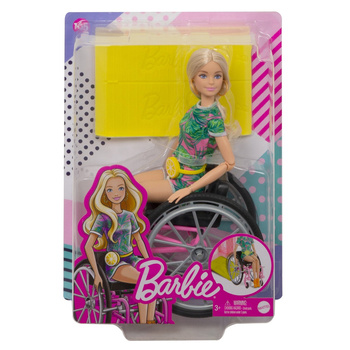 Barbie lalka na wózku inwalidzkim GRB93