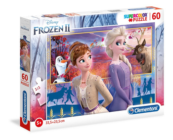 CLEMENTONI Puzzle 60 Frozen 2 super kolor 26056