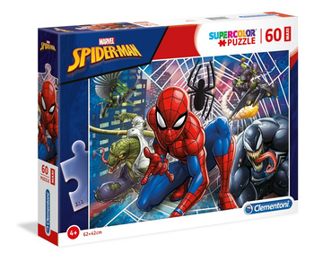 CLEMENTONI Puzzle 60 maxi Spiderman super kolor 26444