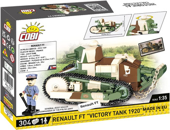 COBI GREAT WAR Renault FT Victory Tank 1920 2992