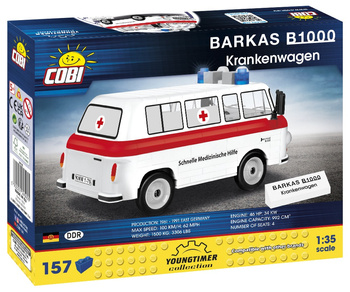 COBI Youngtimer Barkas B1000 Karetka 157 klocki 24595