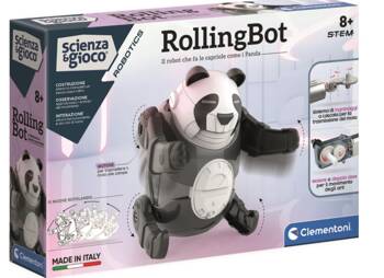 Clementoni Naukowa zabawa Roboty RollingBot 50684