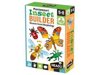 HEADU Gra Montessori Insect Builder - Budowniczy owadów