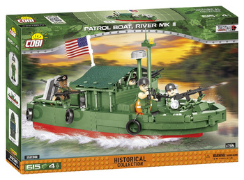 Historical Collection VietnamWar Patrol Boat River MKII 618 klocków 2238