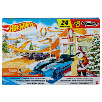 Hot Wheels kalendarz adwnetowy 2021 8 aut GTD78 GTD78