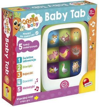 Lisciani Carotina elektryczny baby tablet