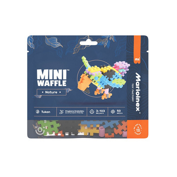 MARIOINEX Klocki mini wafle Nat.50el Tukan 06118