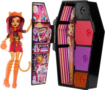 MATTEL MONSTER HIGH lalka Toralei Stripe neon HNF80 S3