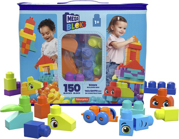 MEGA BLOKS Bigger Bulk torba 150 klocków HHM96