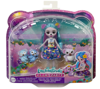 Mattel Enchantimals Rodzina Koali z Lalką HNT61