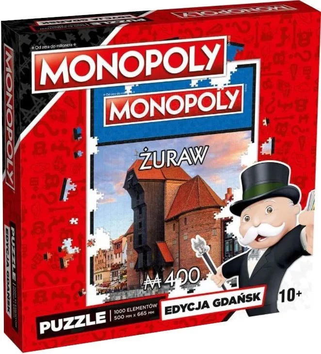 Puzzle 1000 Monopoly Square Gdańsk Żuraw WM01710