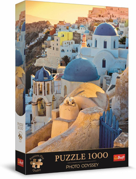 Puzzle 1000 Premium Plus Photo Odyssey Miasteczko Santorini 10853