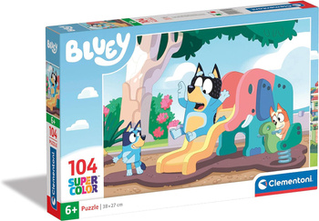 Puzzle 104 Super Kolor Bluey