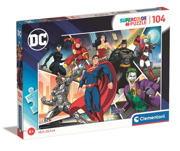 Puzzle 104 Super Kolor DC Comics