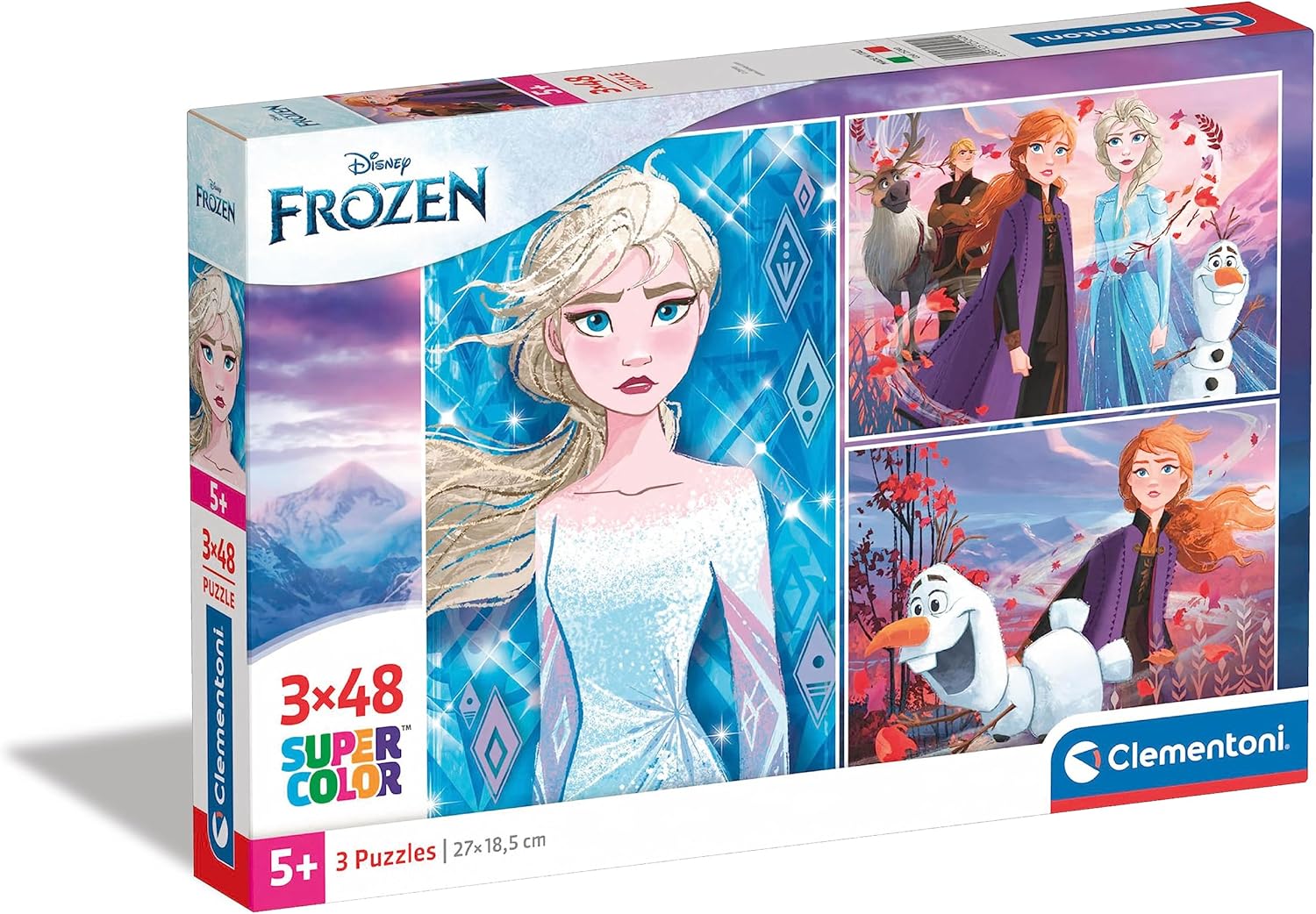 Puzzle 3x48 Super Kolor Frozen 2