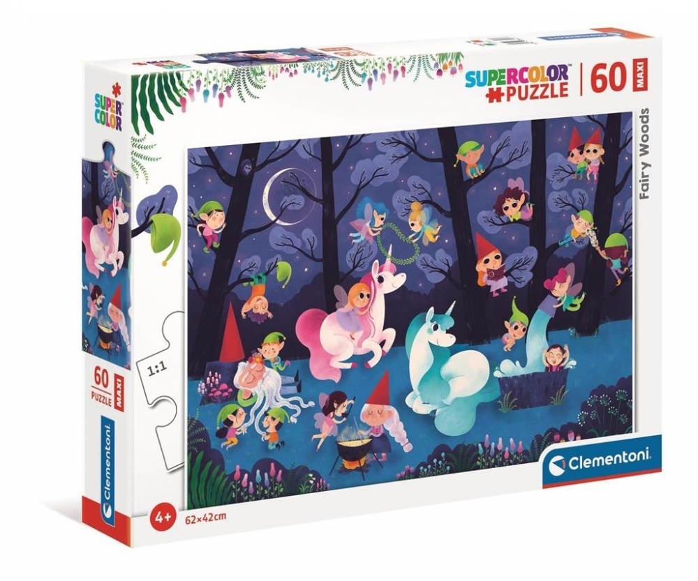 Puzzle 60 maxi Super Kolor Fairy Woods