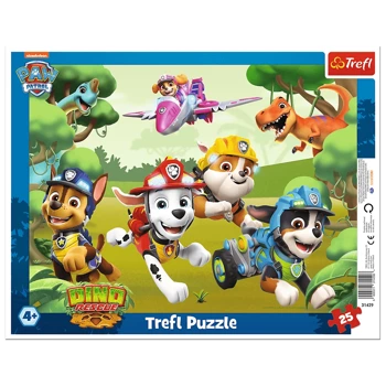 Puzzle Ramkowe 25 Wyczynowe triki piesków 31429