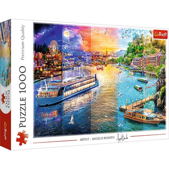 Puzzle TREFL 1000 elementów Rejs po rzece 10860