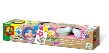 SES Creative Eco Farby do malowania palcami 4kolory 24927