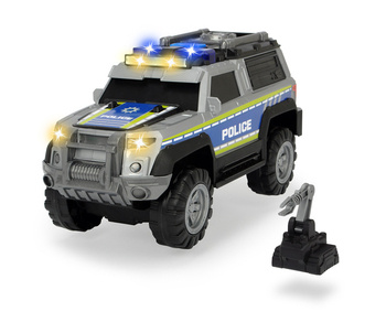 SUV policyjny srebrny 30cm 330-6003