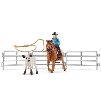 Schleich Kowbojki i łapanie na lasso  42577