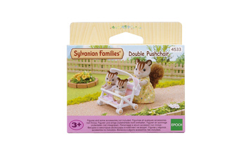 Sylvanian Podwójny wózek spacerowy  4533