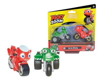 TOMY RICKY ZOOM DJ i Ricky 2 pack Motorów T20044