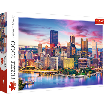 Trefl Puzzle 1000 elementów Pittsburgh Pensylwania USA 10723