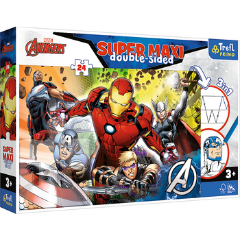 Trefl Puzzle 24 SuperMaxi Silni Avengers Marvel 41007