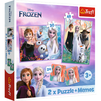 Trefl Puzzle 2w1 + Memos Księżniczki w Swojej Krainie 93335