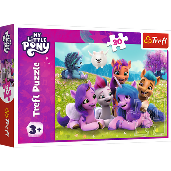 Trefl Puzzle 30 elementów - Przyjacielskie Koniki Pony 18299