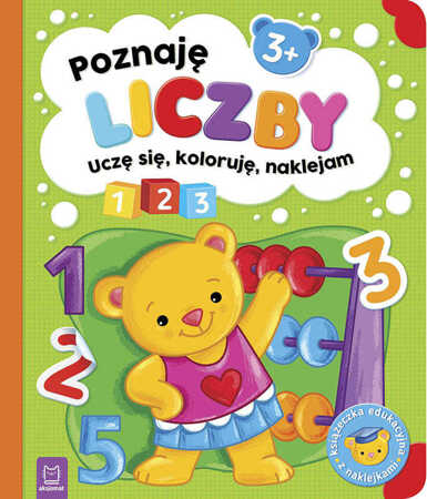 AKSJOMAT Uczę się, kolor...3+ Poznaję liczby 30652