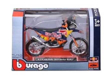 BBurago 1:18 Red Bull KTM 450 Rally  18-51086