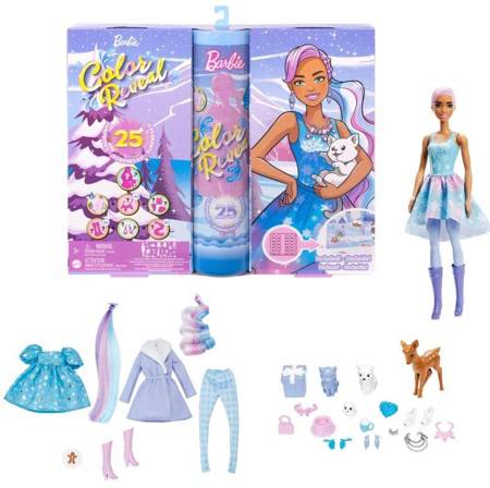 Barbie Color Reveal kalendarz adwentowy HJD60