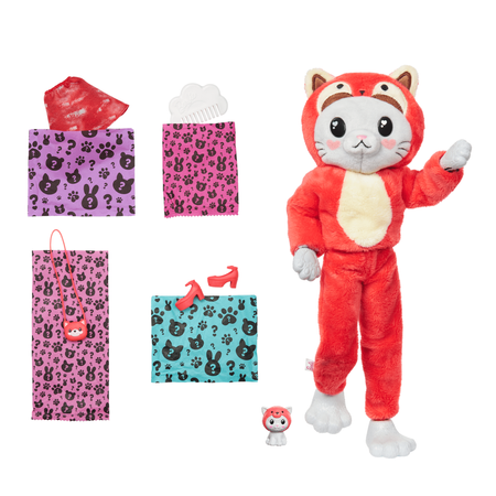 Barbie Cutie Reveal lalka Kotek-Panda  HRK23