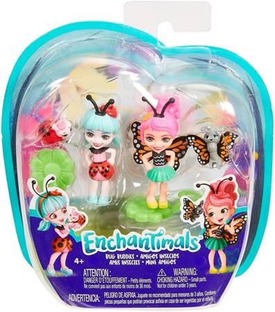 Barbie Enchantimals Małe Przyjaciółki 2szt FXM86/ FXM87