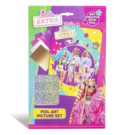 Barbie Extra brokatowa folia 99-0048