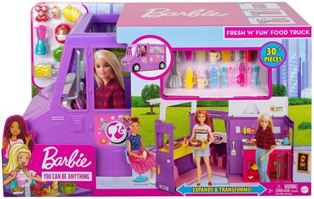 Barbie Foodtruck zestaw do zabawy GMW07