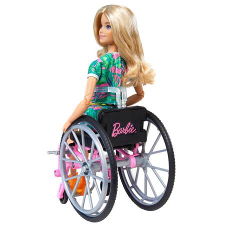 Barbie lalka na wózku inwalidzkim GRB93